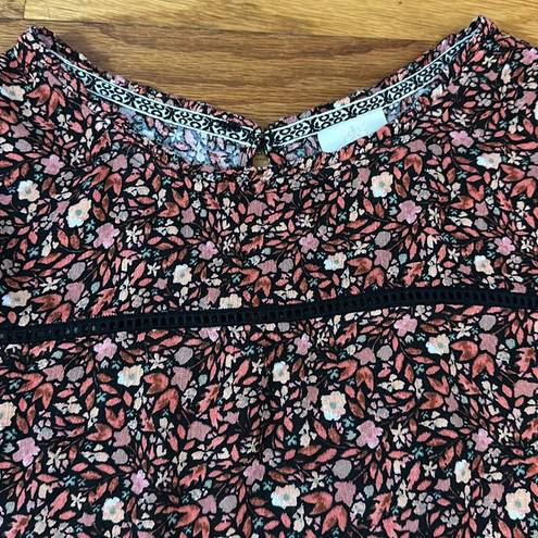 Knox Rose Floral Babydoll Dress Sz M