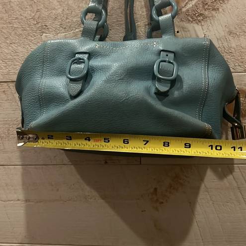 DKNY  Women’s Light Blue Leather Shoulder Bag