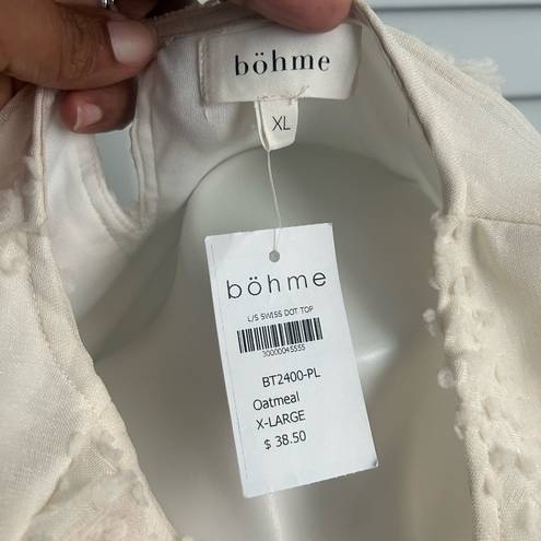 Bohme Böhme | pom pom swiss dot top