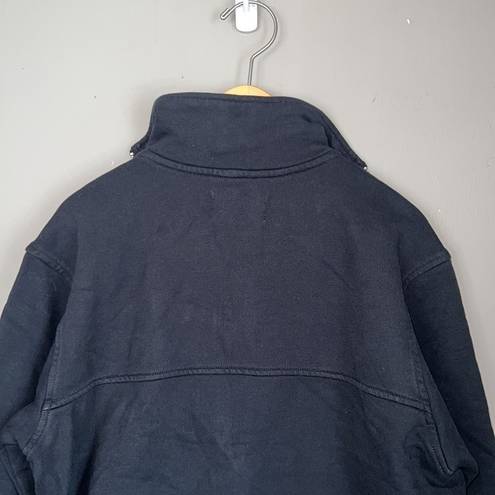 Everlane The Track Black Half-Zip Size XS