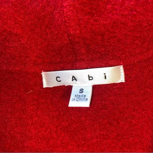 CAbi  100% Merino Wool Belted Sweater Jacket - size small