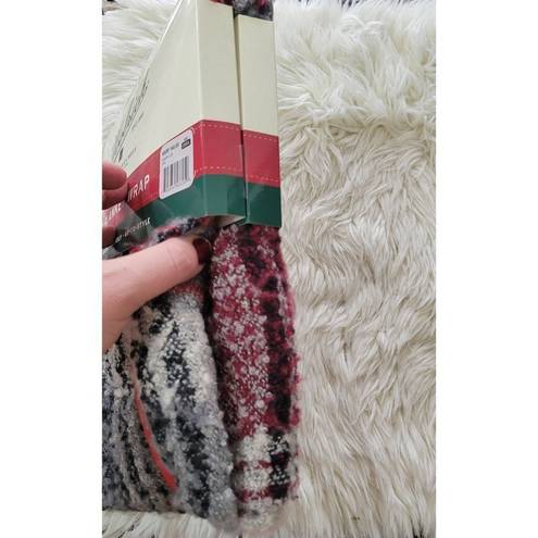 Woolrich  Cozy Blanket Wrap OSFM Plaid Luxe Softness New