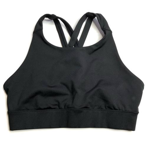 Hylete Essence Sports Bra Black Strappy Back