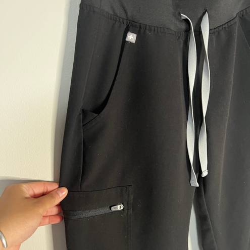 FIGS Black Zamora Jogger Scrub Pants Women's XS