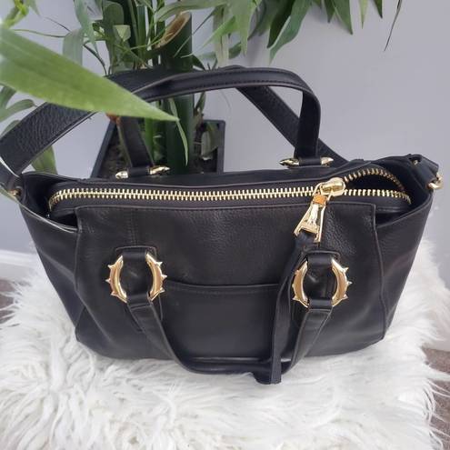 Aimee Kestenberg  Black Soft Leather Shoulder Bag