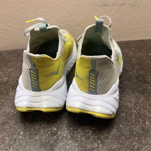 Hoka  One One Carbon X3 Yellow & White Running Shoes Sneakers | Women’s Size 8.5