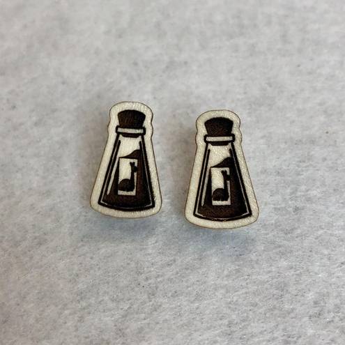 Disney Emperor's New Groove Llama Potion Wood Earrings