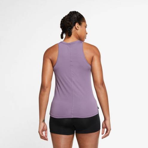 Nike  Dri-FIT One Tank Purple Athletic Yoga‎ Running Top Womens Size M