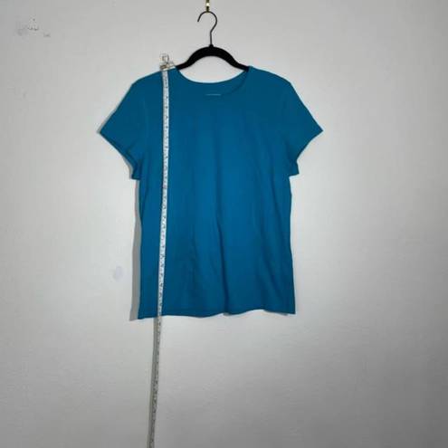 Tek Gear  Blue Slightly Fitted Scoop Neck Athletic Tee Size XL