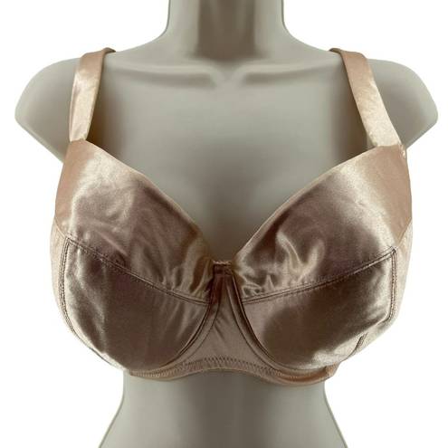 Frederick's of Hollywood  Va Va Voom Satin Full Figure Push Up Bra Size 42DD