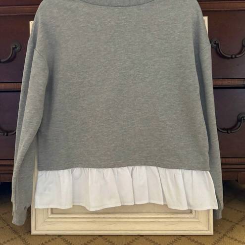 English Factory  long sleeve crew neck sweatshirt w jewel embellishments S NWOT