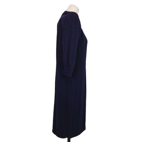 St. John Vintage  by Marie Gray Knit Dress Navy Blue