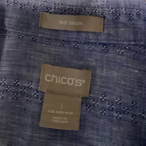 Chico's Chico’s 100% linen shirt size 8