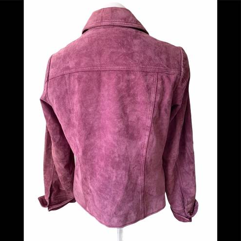 Coldwater Creek  Lavender Suede Jacket