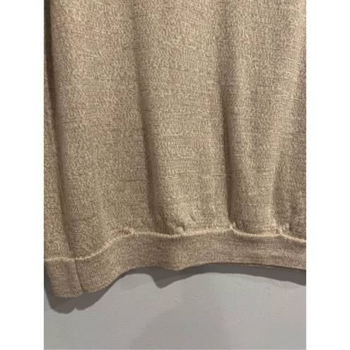 Fossil  Merino Wool Sweater-Beige Small-Long Sleeve Women’s EUC