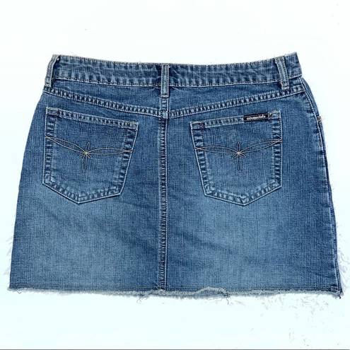 Aeropostale  Women’s Blue Denim Short Mini Jean Skirt 3/4 Y2K Retro