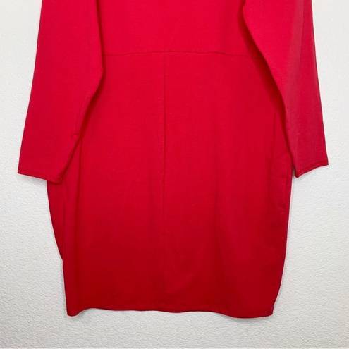 Torrid NWT  Festi Long Sleeve O-Ring Red Mini Bodycon Dress