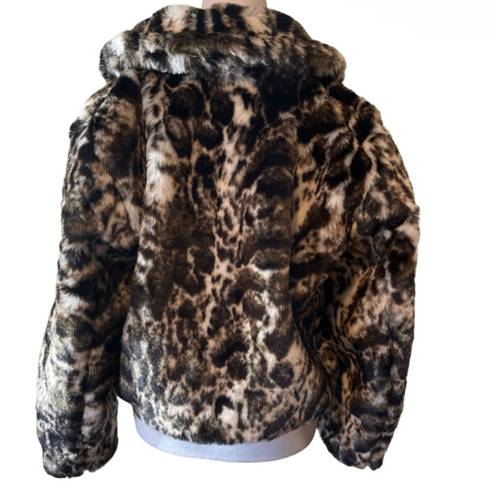 Band of the Free Faux Fur bomber jacket Size M