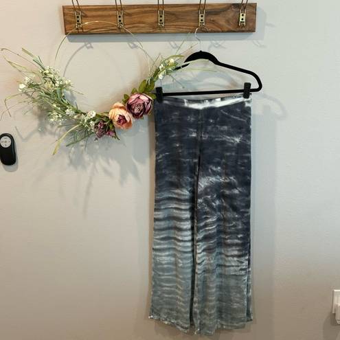 Young Fabulous and Broke  Palms Tie Dye wide leg pants size Small