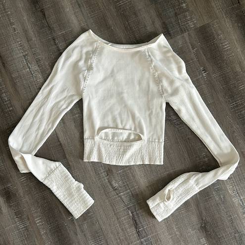 Free People Movement FP Movement ‘Cut it Out’ Longsleeve Seamless Layering Top