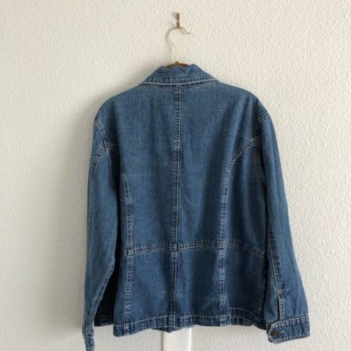 New Direction 90s Vintage Denim Jean Jacket 