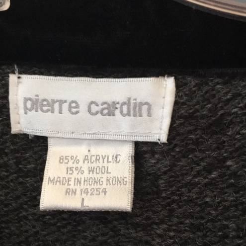 Pierre Cardin Ladies velvet trim  cardigan large