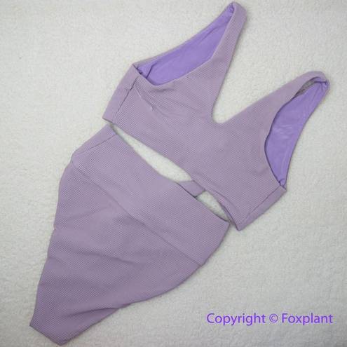 Beach Riot New! Set!  Free People Rib Dallas Emma bikini bottom lavender, size XS