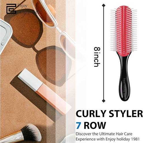 The Row Detangling 7 Thick Hair Blow Styling Shaping Curls Travel Bristle Brush