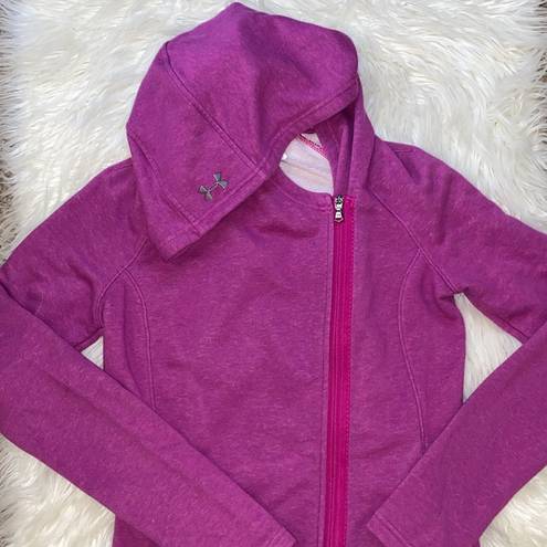 Under Armour Under Armor Purple Hoodie With Thumbholes