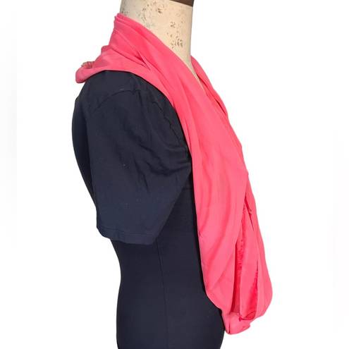 infinity Pink sheer  scarf handmade by MJS