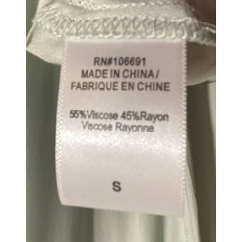 Young Fabulous and Broke  Sweetie‎ Slip Dress Sz Small Pale Green Satin