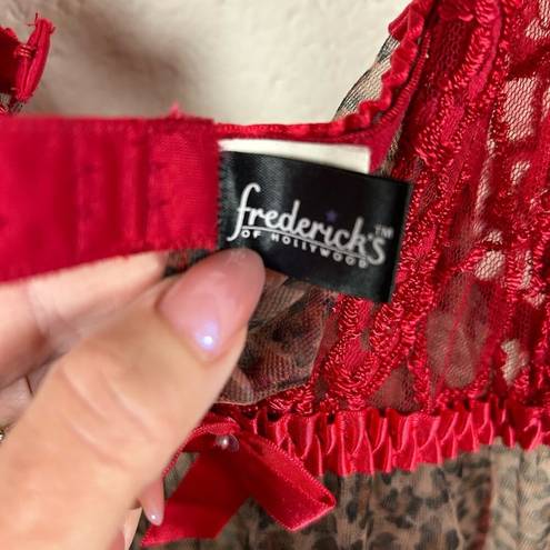 Frederick's of Hollywood Frederick’s of Hollywood Leopard Slip Lingerie L