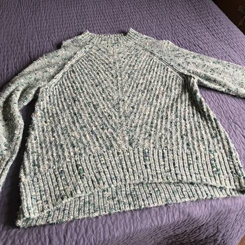 Sonoma Goods for Life Oversized Green Speckled Sweater - Size XL