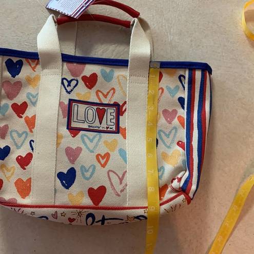 Brighton New  Red White and You mini tote shoulder bag hearts cute kawaii purse m