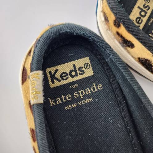 Keds  for Kate Spade Calf Hair Slip On Mule Animal Print Size 9.5