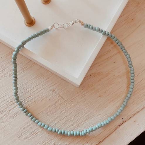 Handmade Turquoise Necklace Blue