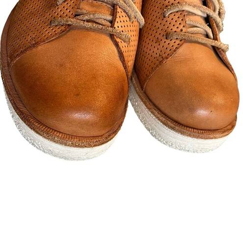 Kork-Ease  MARGARET Natural Leather Lace Up Loafer Size 7