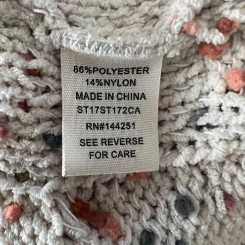 The Moon  & Madison Textured Speckled Turtleneck Chunky Sweater Size Small