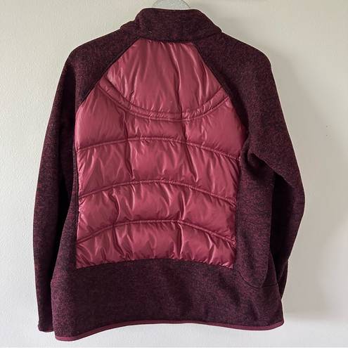 London Fog  Maroon Red Down Jacket