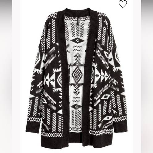 Divided H&M  OVERSIZED PATTERNED CARDIGAN