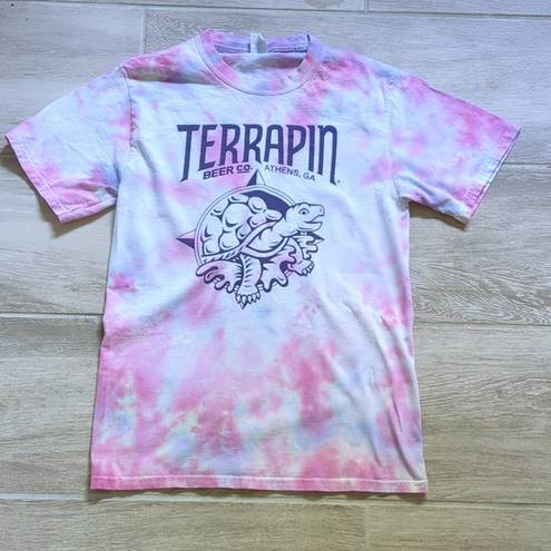 Krass&co Terrapin Beer  Athens, GA  Tye Dye Short Sleeve T-Shirt