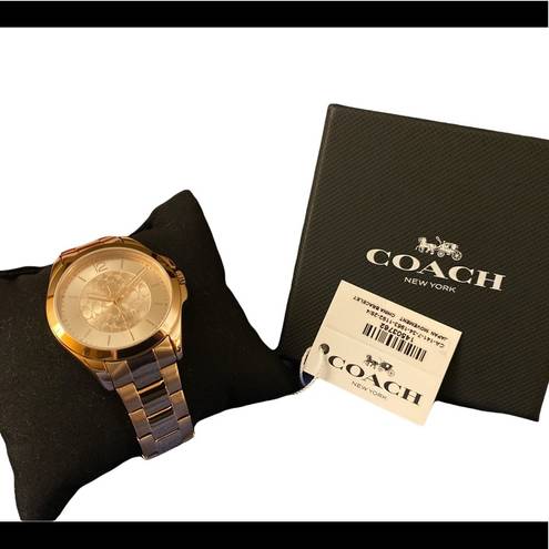 Coach NWT  Libby Watch, 37 Mm Rose Gold Women