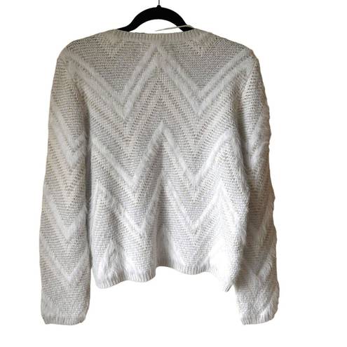 VERO MODA  Eyelash Patterned Crewneck Knit Sz Large