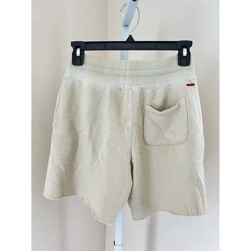 n:philanthropy  Women XS Beige Coco Short Distressed Draw String New Vintage Bone