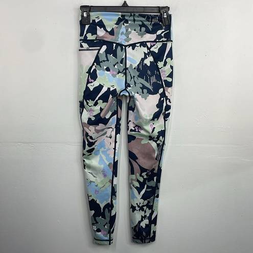 Sweaty Betty  Super Sculpt 7/8 Length Floral Print Leggings size 6