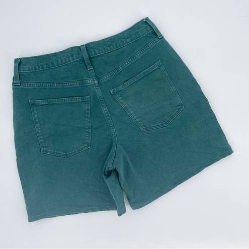 Universal Threads Universal Thread High Rise Vintage Bermuda Jean Shorts Green Teal Size 4/27