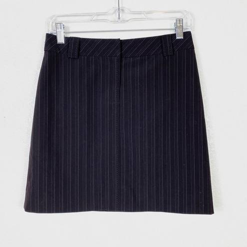 INC Vintage y2k  Black Pinstriped  Mini Pencil Skirt