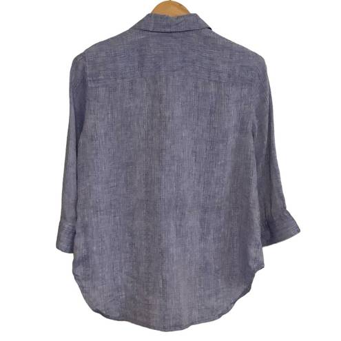 Chico's Chico’s 100% linen shirt size 8