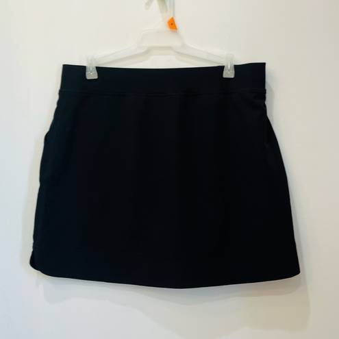 32 Degrees Heat 32 cool black active skort