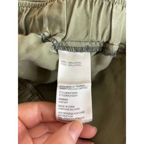 Krass&co North &  by Boundless North Pants Womens Sz Large Side Stripe Jogger Olive NWT